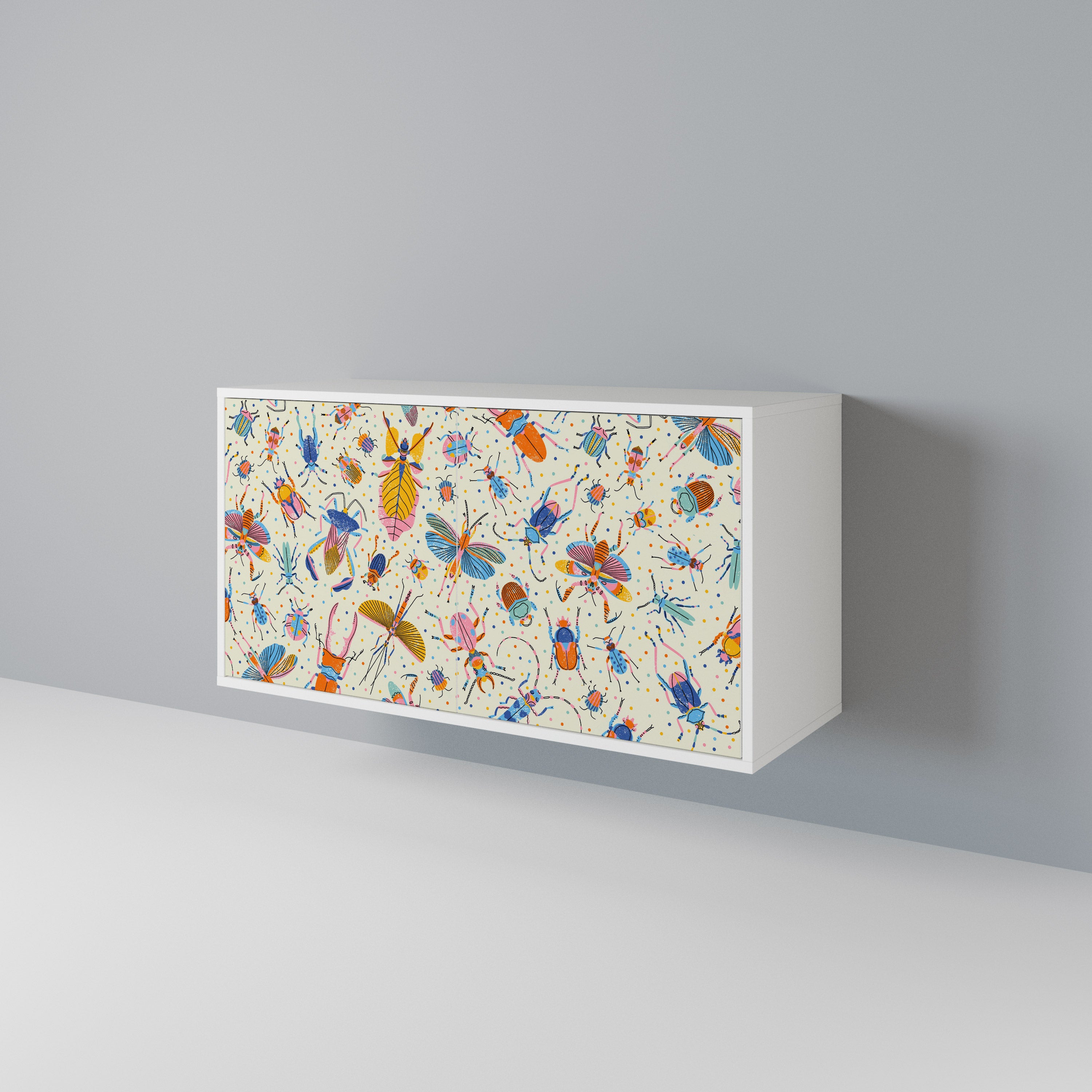 COLORFUL INSECTS 2-Door Sideboard