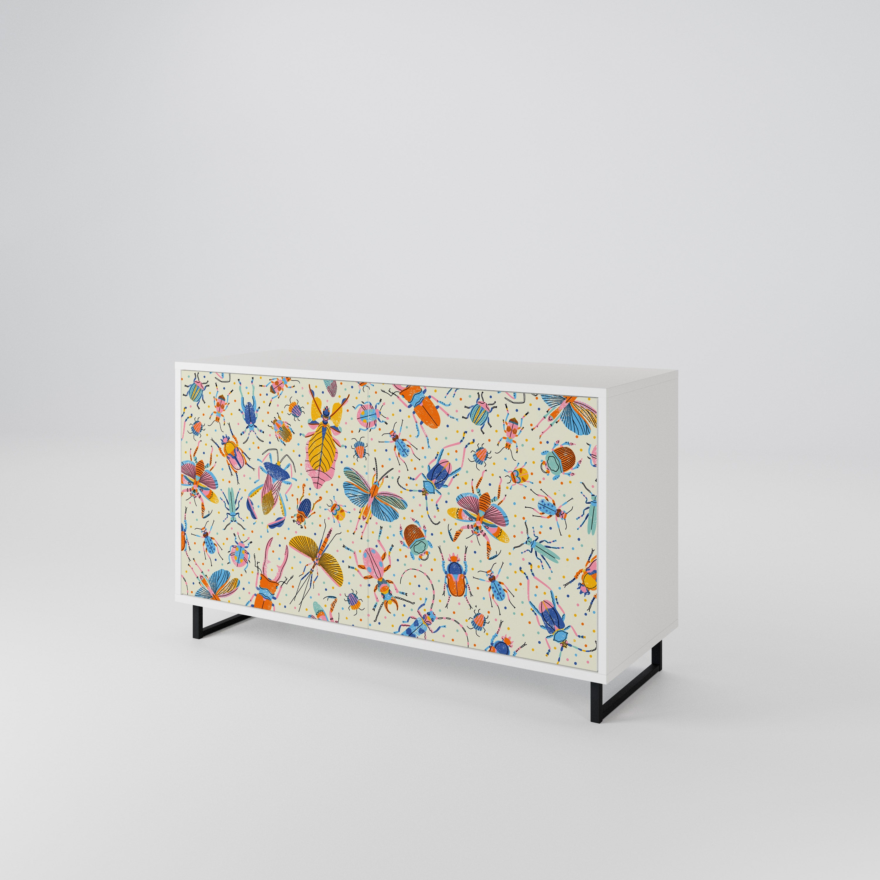 COLORFUL INSECTS 2-Door Sideboard