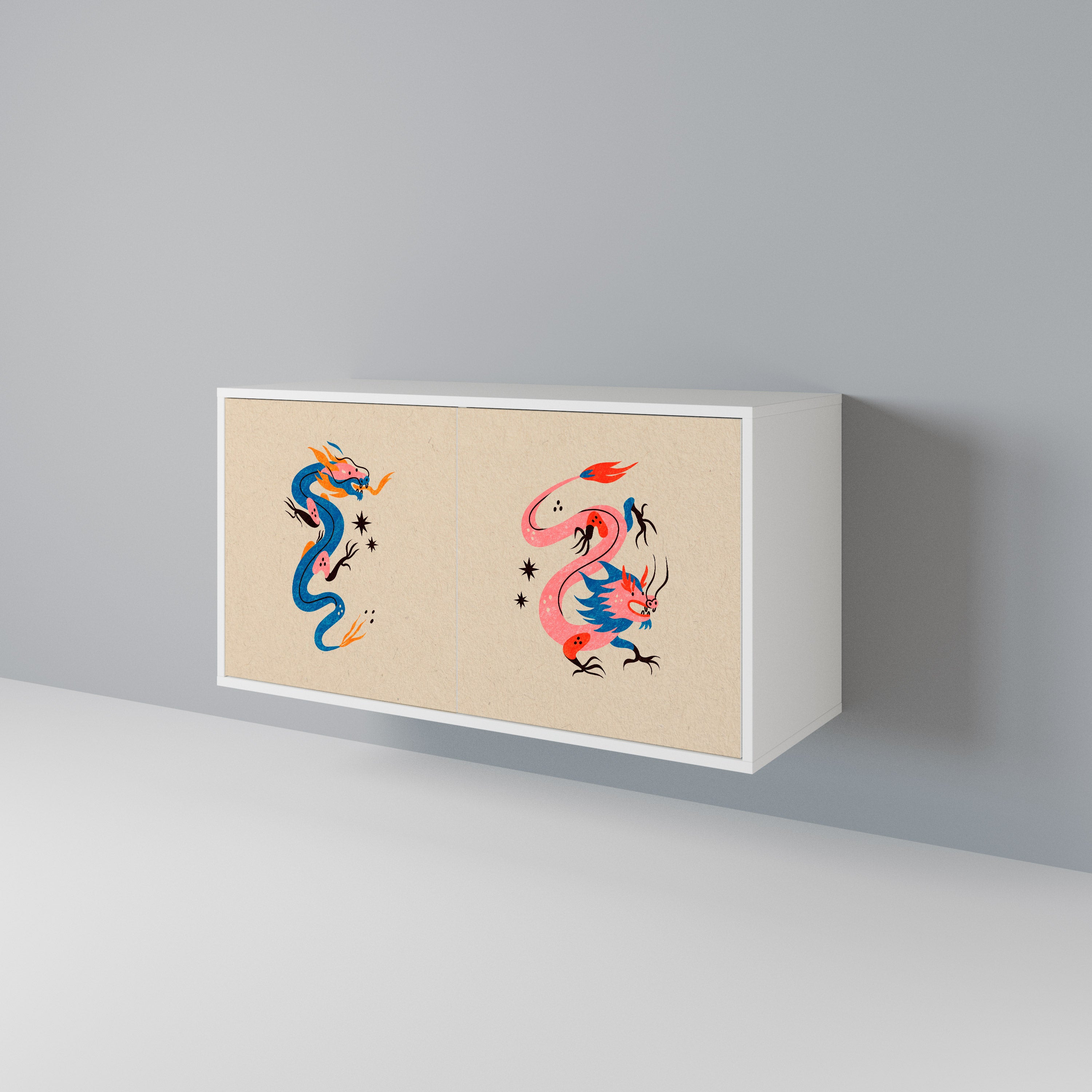 MYTHOLOGICAL CREATURES 2-Door Sideboard