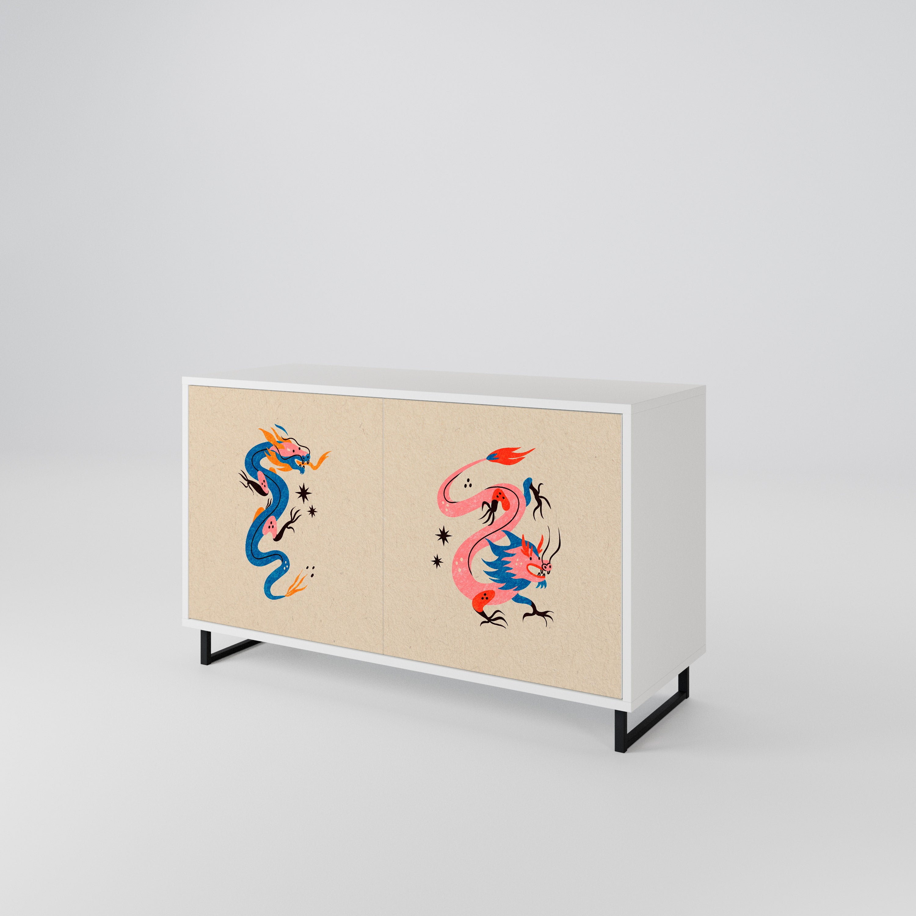 MYTHOLOGICAL CREATURES 2-Door Sideboard