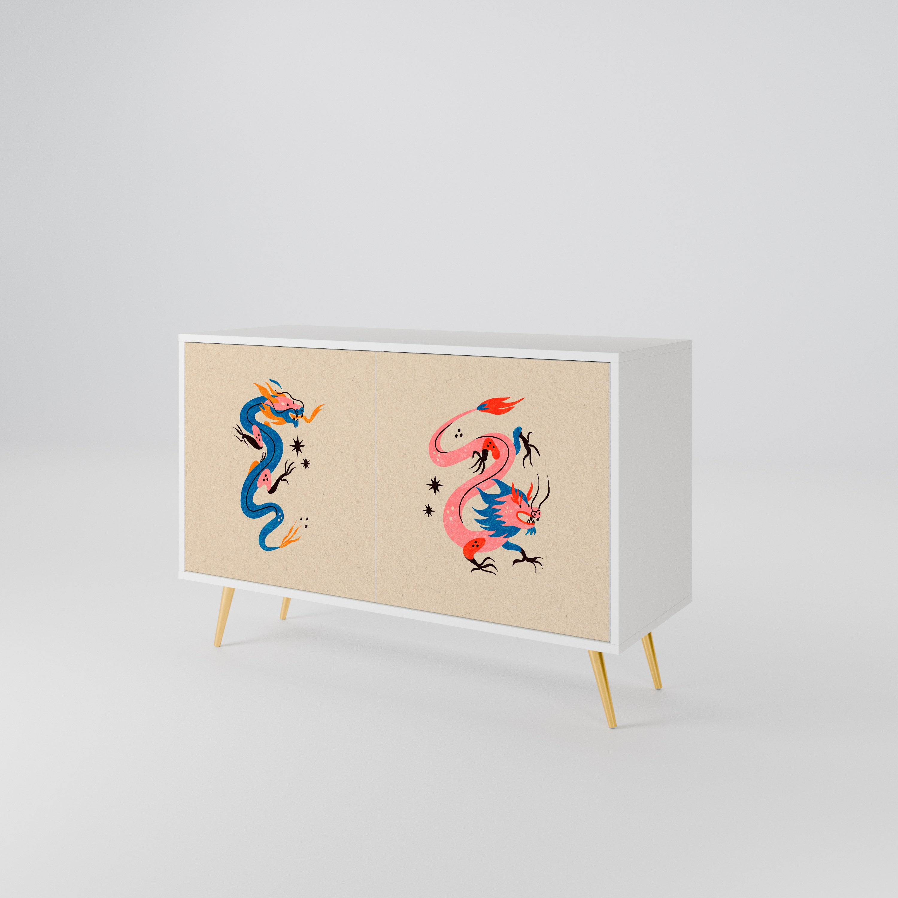 MYTHOLOGICAL CREATURES 2-Door Sideboard
