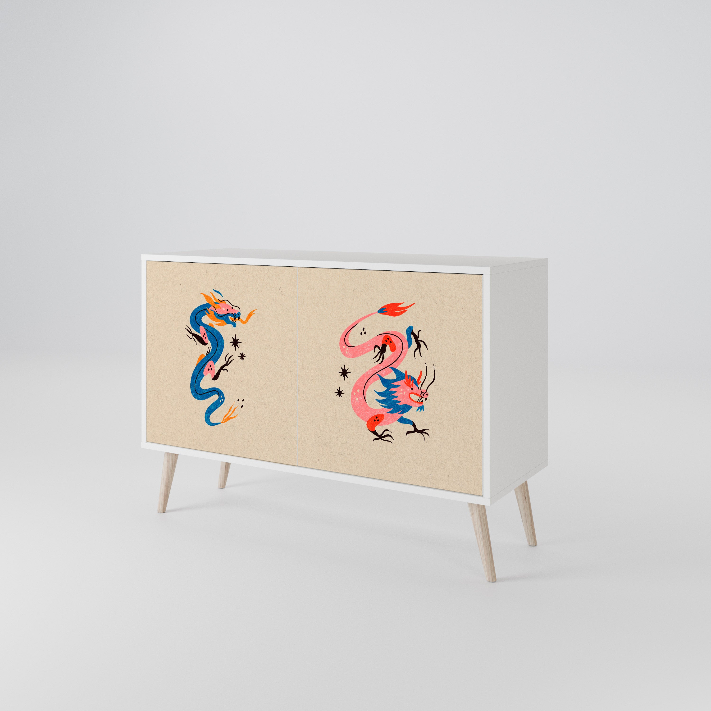 MYTHOLOGICAL CREATURES 2-Door Sideboard