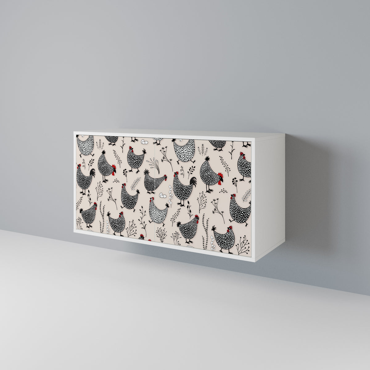 HAPPY HENS Aparador de 2 Portas