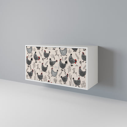 HAPPY HENS Aparador de 2 Portas