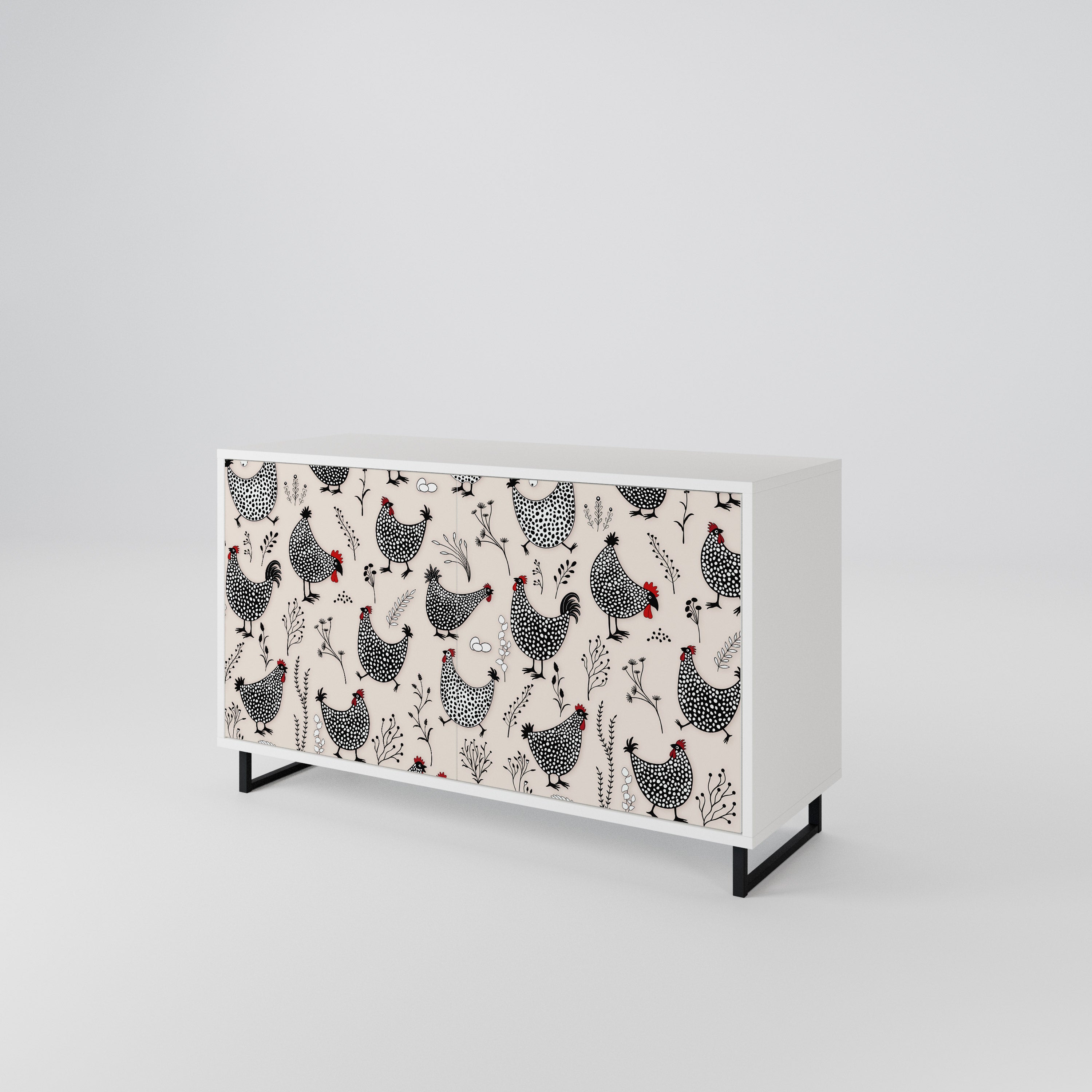 HAPPY HENS 2-Door Sideboard