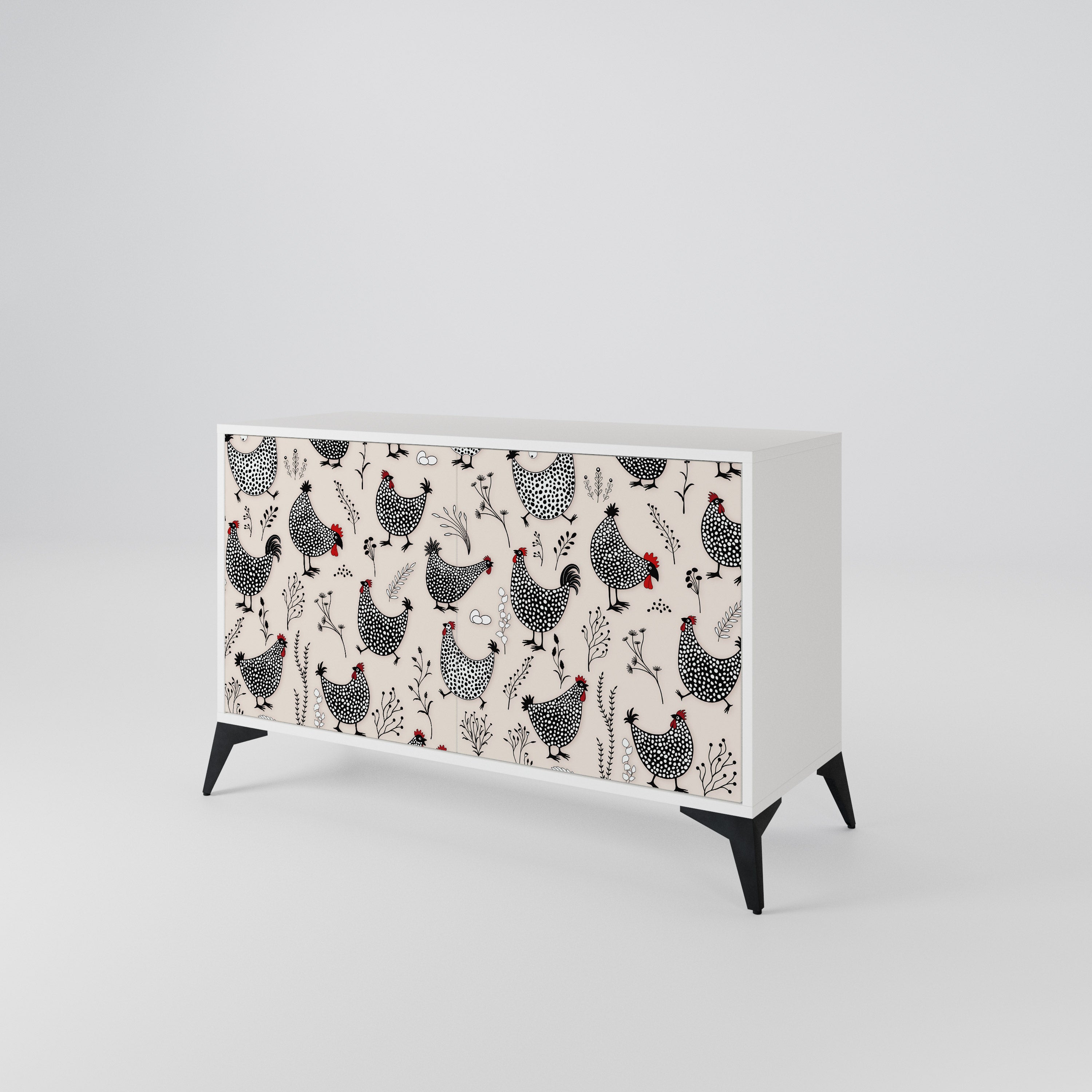 HAPPY HENS 2-Door Sideboard