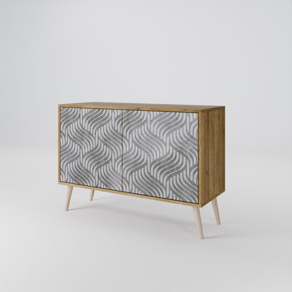 CONCRETE MOVEMENT Aparador de 2 Portas