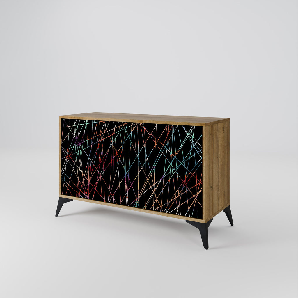 LUMINOUS SNARE 2-Door Sideboard in Oak Effect