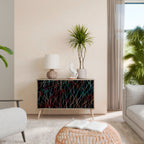 LUMINOUS SNARE 2-Door Sideboard in Oak Effect