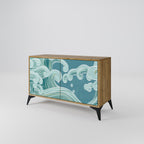 ASIAN SWAY 2-Door Sideboard in Oak Effect