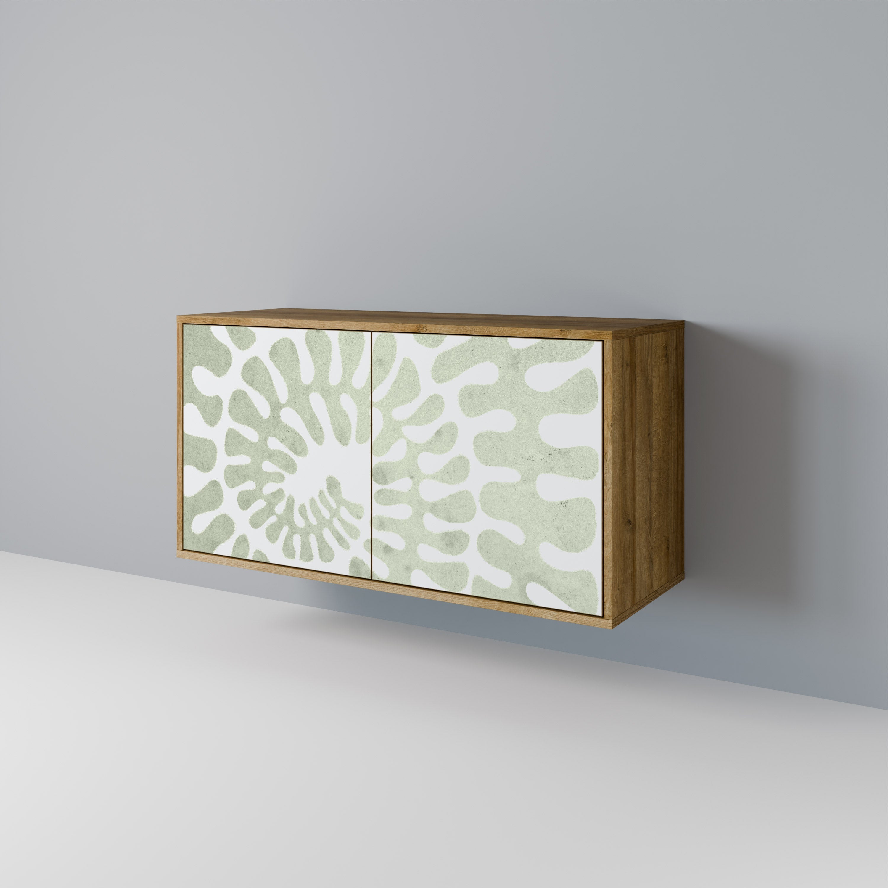 HELIX DANCE Aparador de 2 Portas em Efeito Carvalho