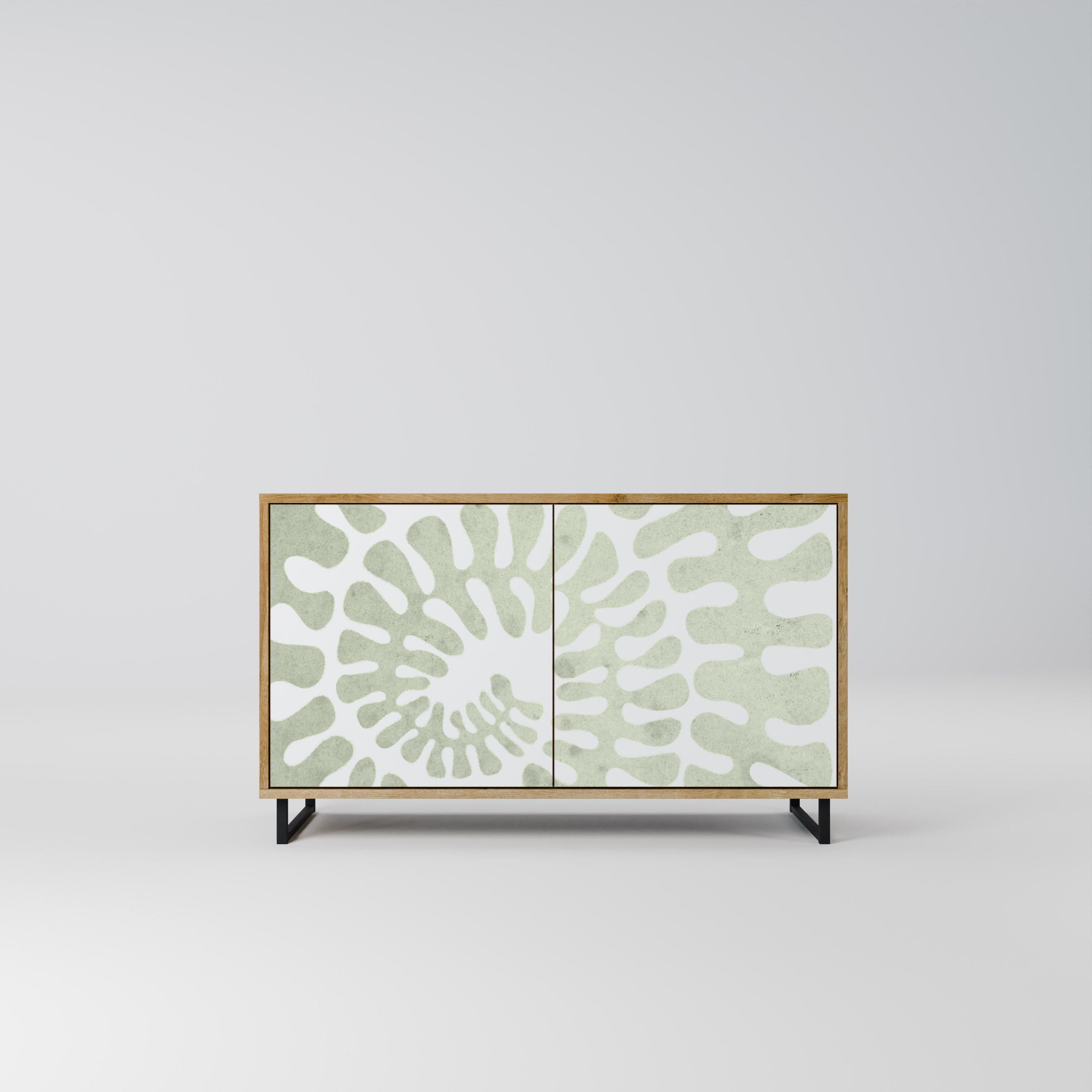 HELIX DANCE Aparador de 2 Portas em Efeito Carvalho