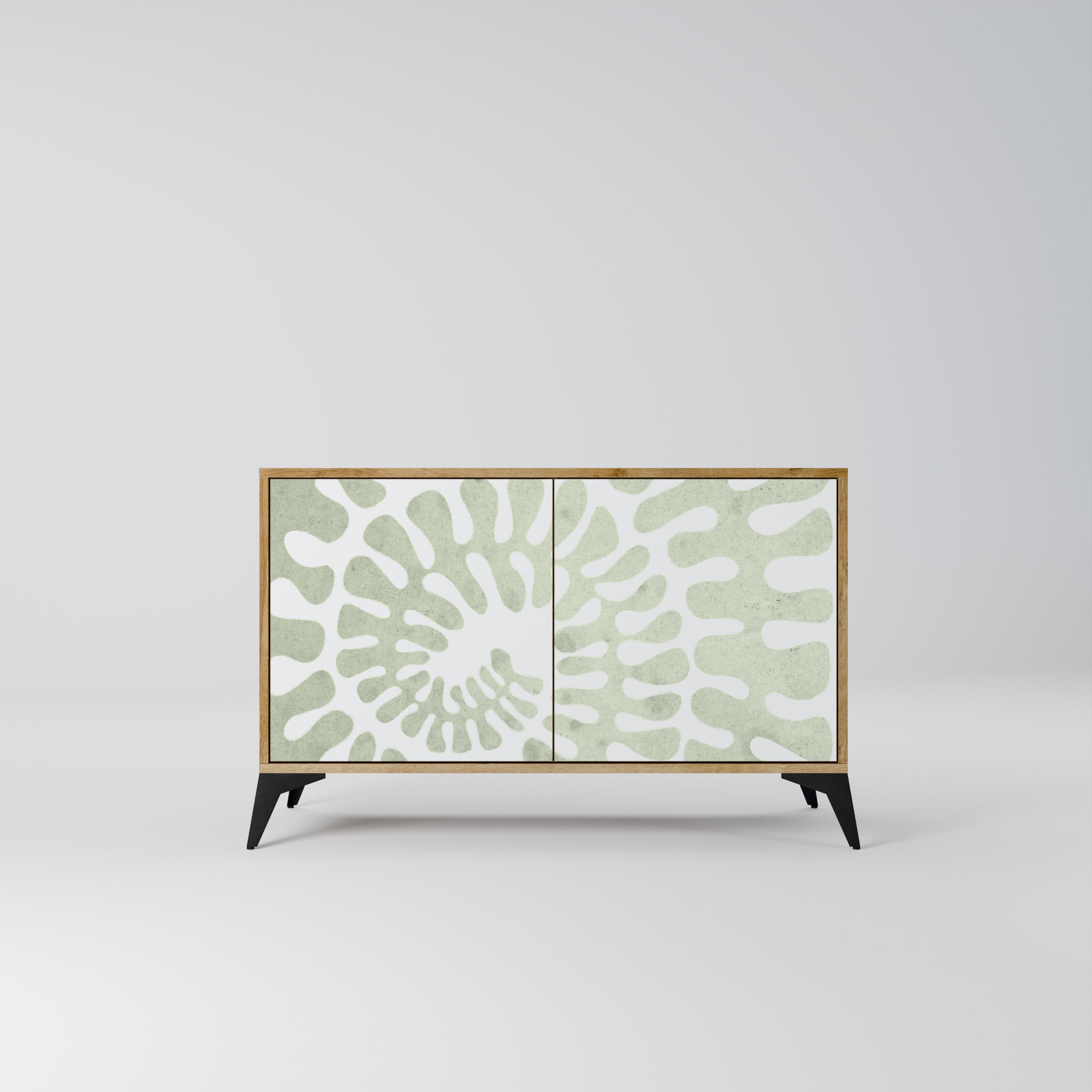 HELIX DANCE Aparador de 2 Portas em Efeito Carvalho