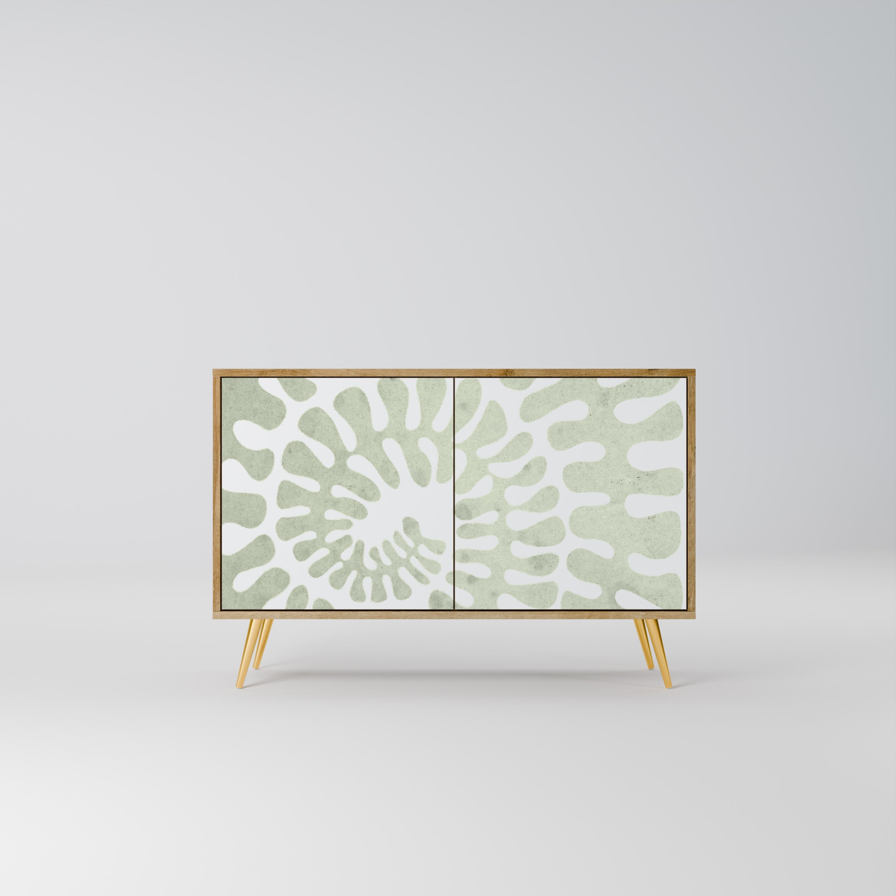 HELIX DANCE Aparador de 2 Portas em Efeito Carvalho