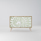 HELIX DANCE Aparador de 2 Portas em Efeito Carvalho