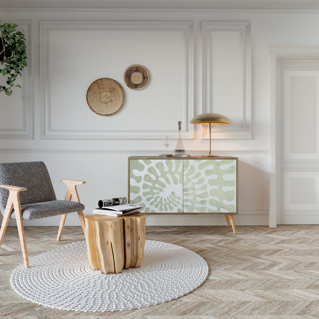 HELIX DANCE Aparador de 2 Portas em Efeito Carvalho