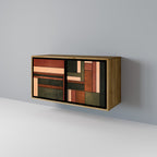 FIGURES OF NATURE Aparador de 2 Portas em Efeito Carvalho