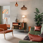 FIGURES OF NATURE Aparador de 2 Portas em Efeito Carvalho