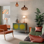 SUNSHINE EULOGY Aparador de 2 Portas em Efeito Carvalho