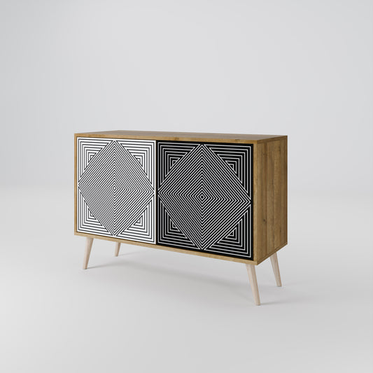 POLYGON ILLUSION 2-Door Sideboard