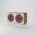 BROWN CIRCLES 2-Door Sideboard