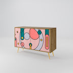 GOSSAMER ECHOES 2-Door Sideboard in Oak Effect