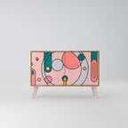 GOSSAMER ECHOES 2-Door Sideboard in Oak Effect