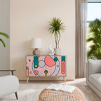 GOSSAMER ECHOES 2-Door Sideboard in Oak Effect