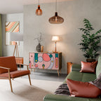 GOSSAMER ECHOES 2-Door Sideboard in Oak Effect