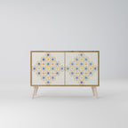 PATTERNED PRISM Aparador de 2 Portas em Efeito Carvalho