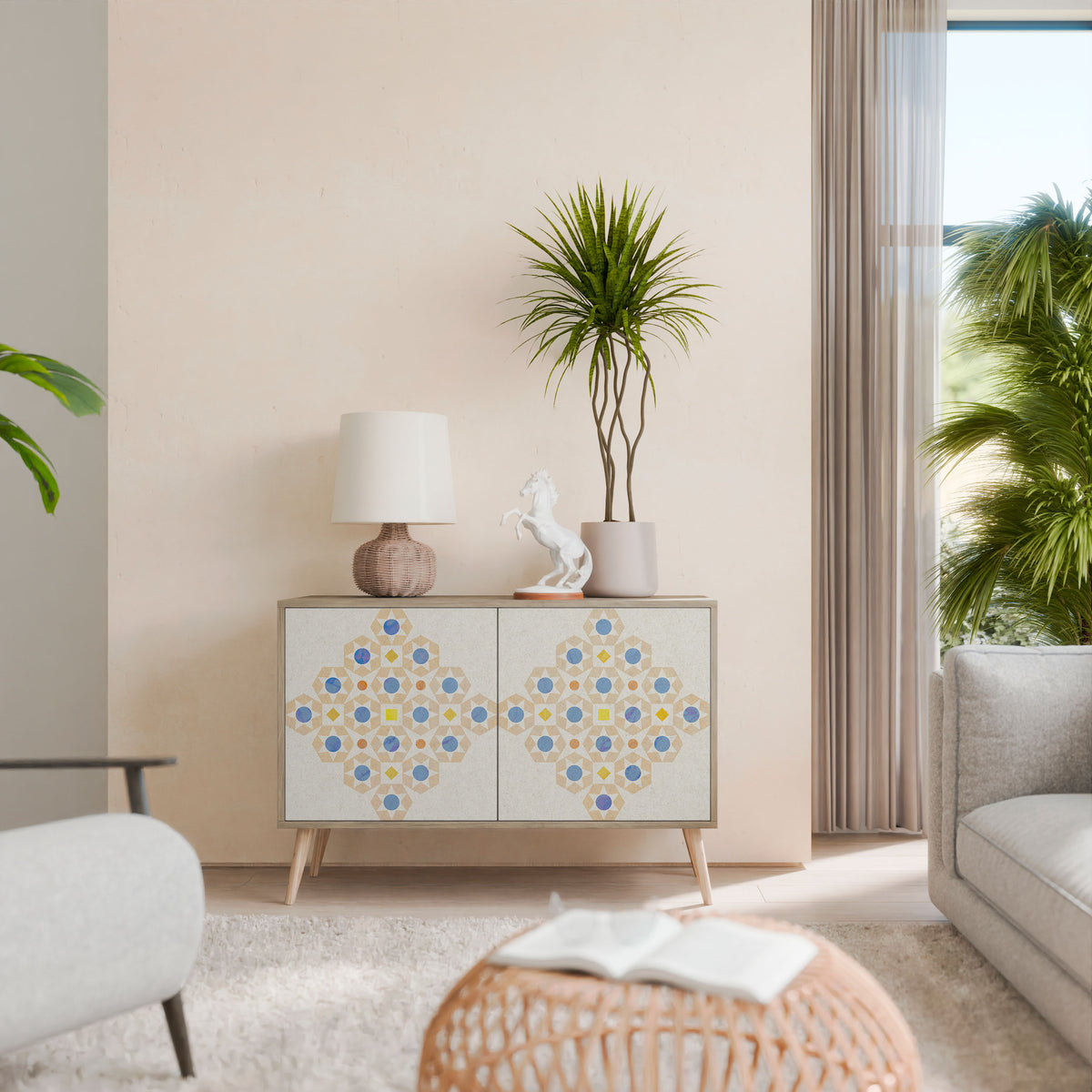 PATTERNED PRISM 2-Door Sideboard