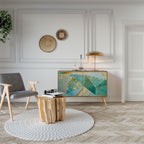 SPECTRUM SPLENDOR Aparador de 2 Portas em Efeito Carvalho