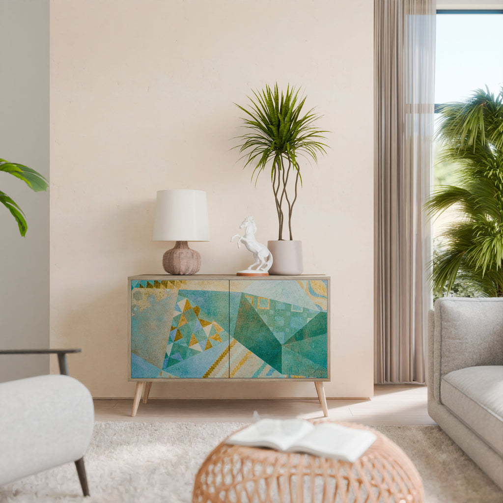 SPECTRUM SPLENDOR Aparador de 2 Portas em Efeito Carvalho