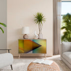 PIERCING SHARPNESS Aparador de 2 Portas em Efeito Carvalho