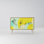 BODY LANGUAGE Aparador de 2 Portas em Efeito Carvalho