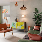 BODY LANGUAGE Aparador de 2 Portas em Efeito Carvalho