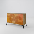 STRENGTHENING RELATION Aparador de 2 Portas em Efeito Carvalho