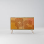 STRENGTHENING RELATION Aparador de 2 Portas em Efeito Carvalho