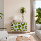 GREEN RHAPSODY Aparador de 2 Portas em Efeito Carvalho