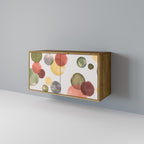 FLEETING HAPPINESS Aparador de 2 Portas em Efeito Carvalho