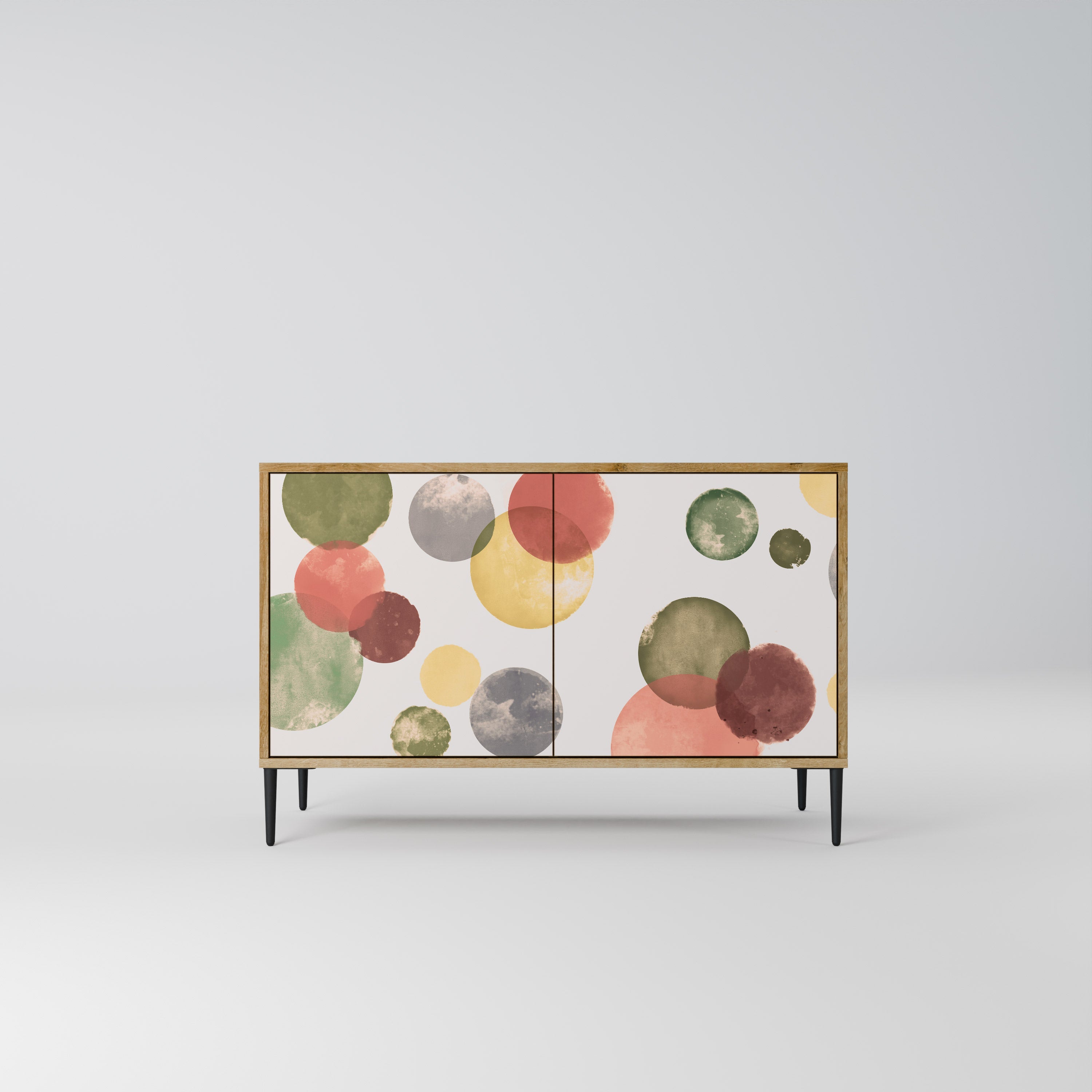 FLEETING HAPPINESS Aparador de 2 Portas em Efeito Carvalho