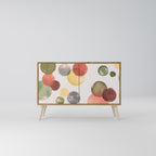 FLEETING HAPPINESS Aparador de 2 Portas em Efeito Carvalho