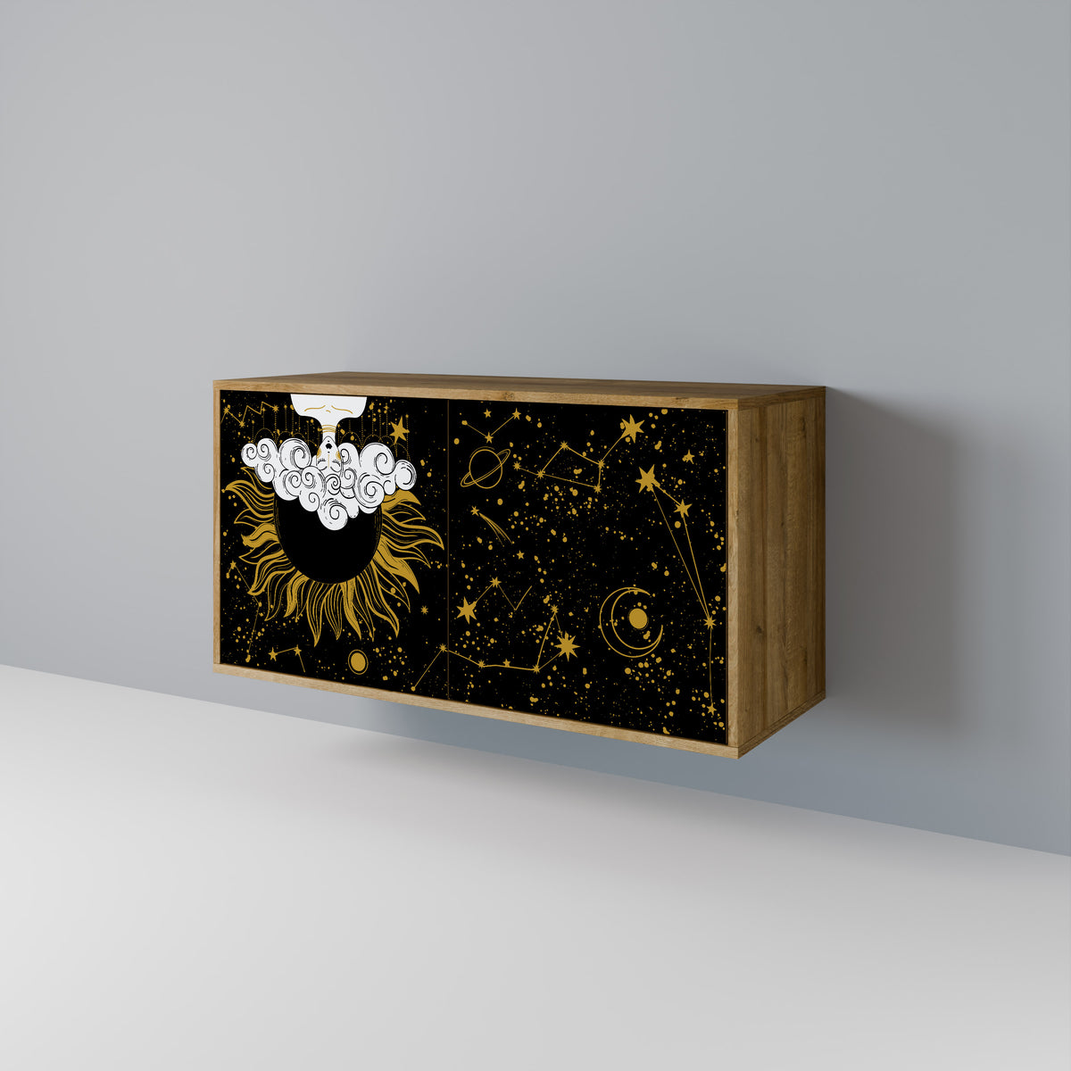 STELLAR CONSTELLATIONS Aparador de 2 Portas