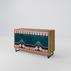 ROYAL COMPOSITION Aparador de 2 Portas em Efeito Carvalho