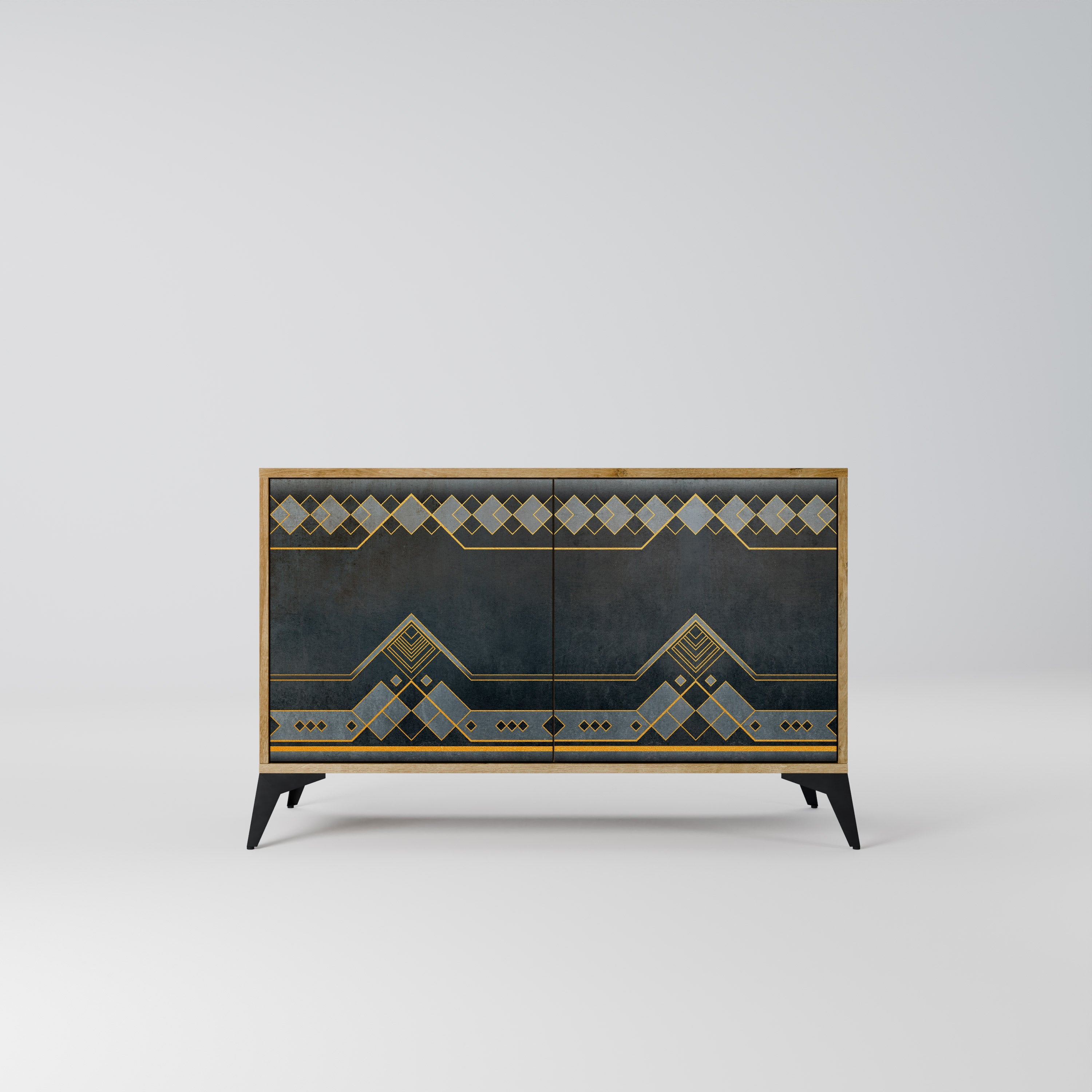 ROYAL ORDINARINESS Aparador de 2 Portas em Efeito Carvalho