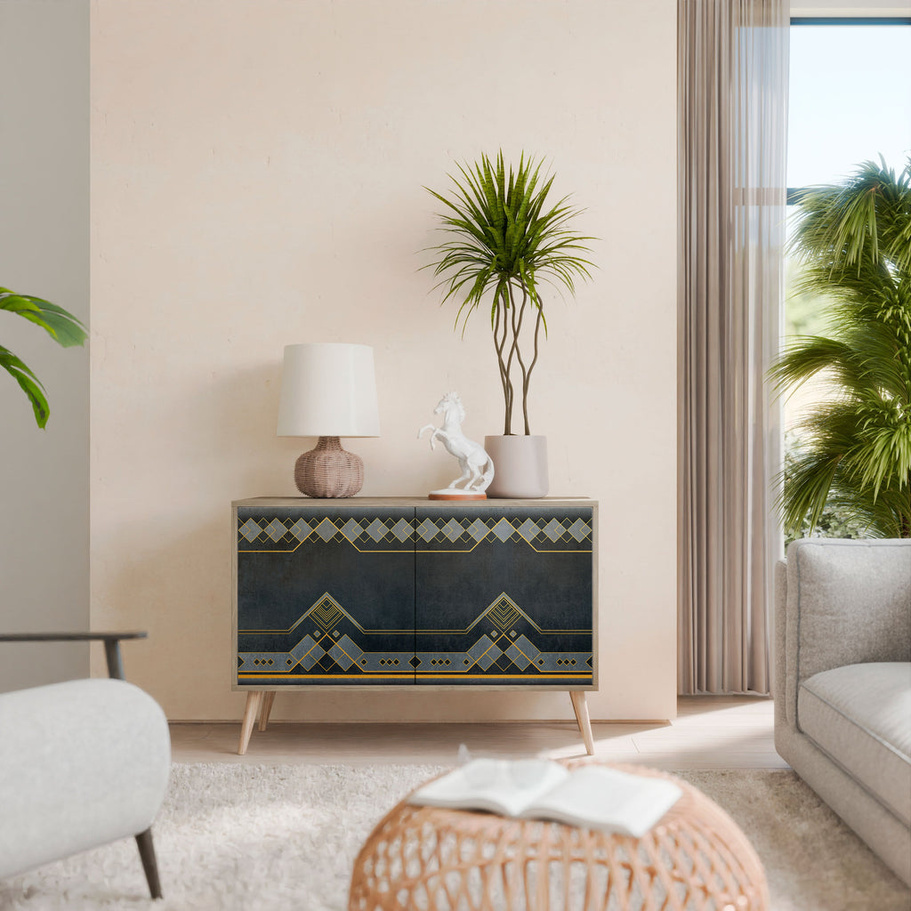 ROYAL ORDINARINESS Aparador de 2 Portas em Efeito Carvalho