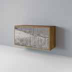 GRAIN LINES Aparador de 2 Portas em Efeito Carvalho