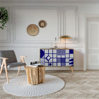 THE RIGHT PLACES Aparador de 2 Portas em Efeito Carvalho