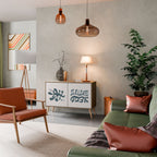 WONDERLAND VEGETATION Aparador de 2 Portas em Efeito Carvalho