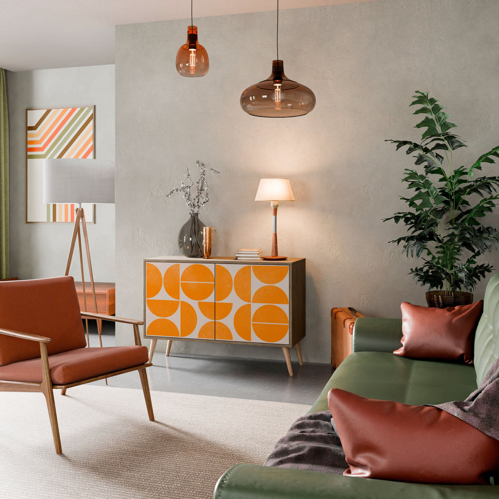 RECURRING DREAMS Aparador de 2 Portas em Efeito Carvalho